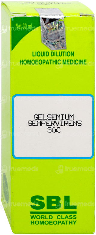 Sbl Gelsemium Sempervirens 30C Dilution 30Ml
